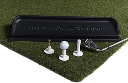 Dura-Pro Premium Turf Indoor/Outdoor Golf Mat. Bonus Tray + 3 Tees - style: Perfect Reaction 4'x4'-41mm