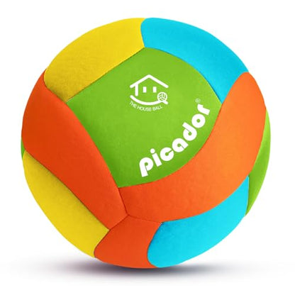 Soft Indoor Volleyball - Soft and Safe Indoor Volleyballs for Practicing Inside House and Yard, Silent Volleyball with Pump for All Ages