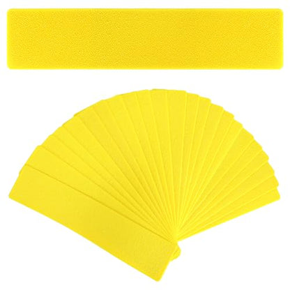 24 Pcs Court Line Marker Kit, Yellow Boundaries Markers Lines Set, Pickleball Court Lines Kit for Tennis Basketball Volleyball Badminton Pickleball Net Courts Outdoor or Indoor Training
