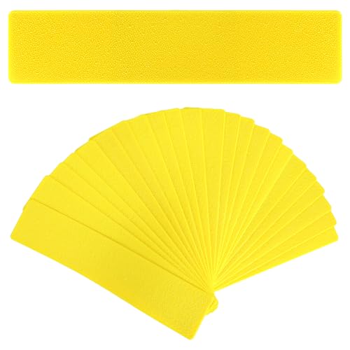 24 Pcs Court Line Marker Kit, Yellow Boundaries Markers Lines Set, Pickleball Court Lines Kit for Tennis Basketball Volleyball Badminton Pickleball Net Courts Outdoor or Indoor Training