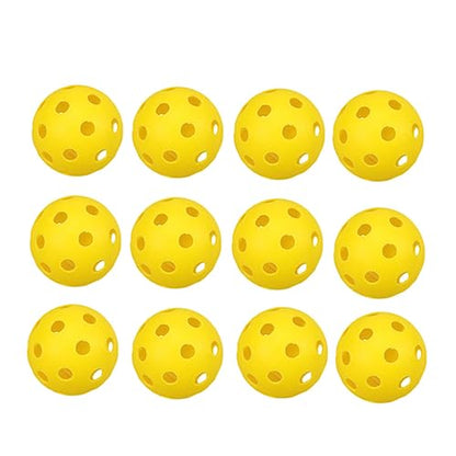 KOMBIUDA Golf for Golfing Training Golfing Hollow-Out Balls Golfing Training Balls Practice Balls Indoor Balls - color: Yellow