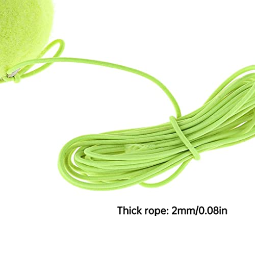 Tennis Ball Tennis Training Ball and String Replacement Self Practice Trainer Resiliency and Tether Replacement Tether 5PCS
