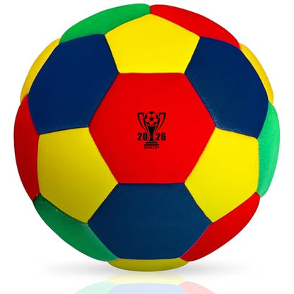 SZCXTOP Indoor Soccer Ball Size 4, Soft Low-Noise House Soccer Ball for Kids Teens