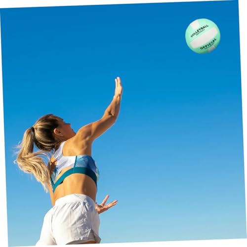 Abaodam Adult Soft Volleyball 2pcs Size 5 Machine-Stitched Explosion-Proof Balls for Indoor and Outdoor Training, Beach Playing Equipment, Practice Volleyball for Adults