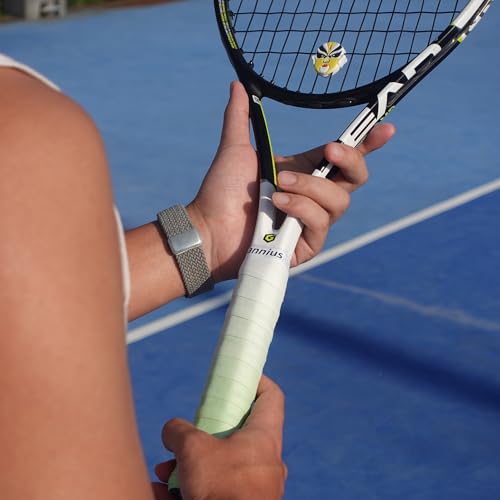 Tacky Tennis Racket Grip Tape, 6 Pack Tennis Grips, Absorbent and Enhanced Tennis Racquet Overgrip Tape（Gradient Color - color: Mixed Colors