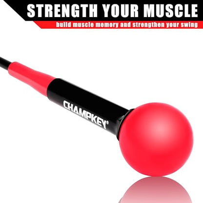 CHAMPKEY Golf Swing Trainer - Tempo & Flexibility Training Aids Warm-Up Stick Ideal for Golf Indoor & Outdoor Practice - size: 48"