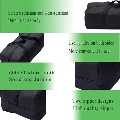 Heavy Duty Water-Resistant Long Duffle Bag - XL Canopy & Roof Tent Storage Organizer for Poles, Grill Tools, Hammock & Fishing Rods with MOLLE Straps (35''(L) x7.87''(W) x7.87''(H)) - size: 35''(L)x7.87''(W)x7.87''(H)