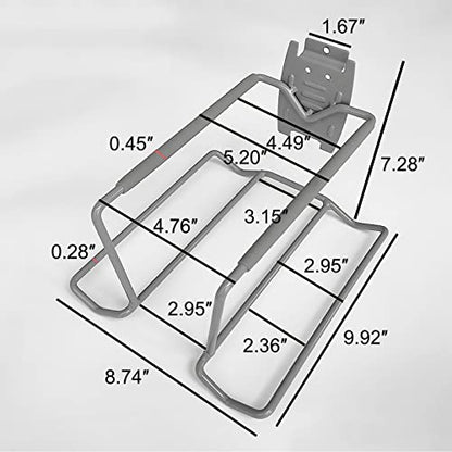 Wall Mounted Metal Tennis Racket Holder - Heavy-Duty Steel Hanging Badminton Racket Storage Rack Ping Pong Paddle Holder Holds 8 Balls 5 Racquets with Hardware and Anti-Scratch Silicone Tube
