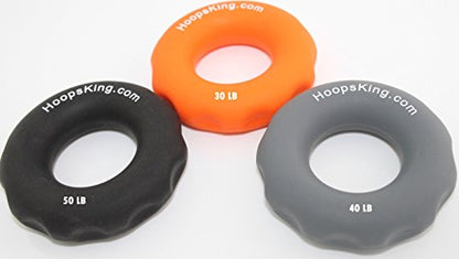 HOOPSKING Rip N Grip Hand Strengtheners Basketball Training Aid for Dribbling, Shooting, Passing, & Rebounding
