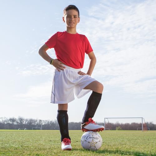 Champion Sports Viper Soccer Ball – TPU Soft-Touch Training Ball in Sizes 3,4,5 for Indoor/Outdoor Play