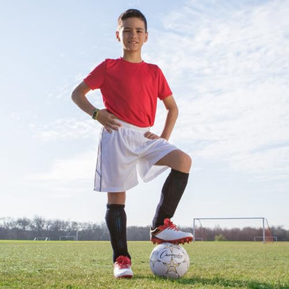 Champion Sports Viper Soccer Ball – TPU Soft-Touch Training Ball in Sizes 3,4,5 for Indoor/Outdoor Play