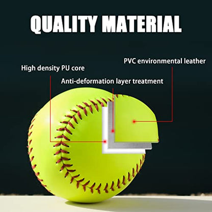 Practice Softballs Size 12 Inch Softballs. Fastpitch Softballs, Official 12 inch Size and Weight