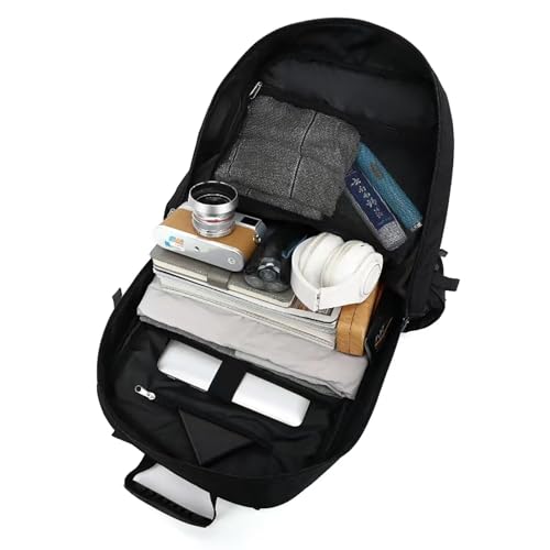DUSLANG Travel laptop backpack, Extra Large 60L Traveling College Backpack,Large Capacity Backpack for Men Women,Fits 17 Inch Computer, USB Charging Port, Black