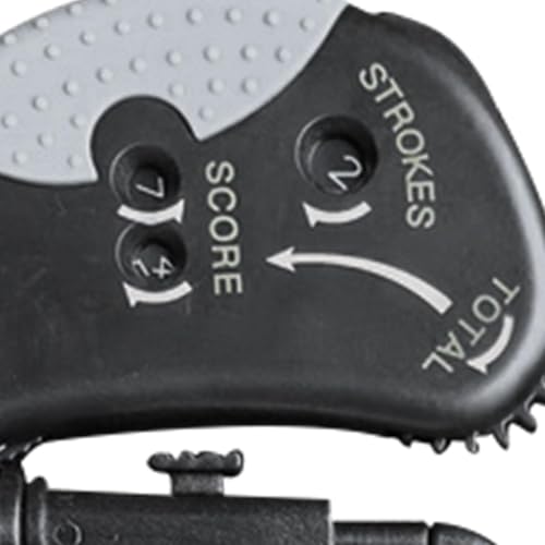 Colaxi Golf Score Counter Golf Stroke Counter Small Scorekeeper with Clip for Training Practice