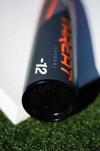 Rawlings | Threat Baseball Bat | USA | -12 Drop | 2 5/8" Barrel | 1 Pc. Composite - color: Orange / Grey, size: 31"