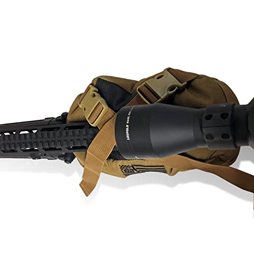 S2Delta PRS Large Shooting Rest - C-Shape, Prone, Front or Rear Bag for Precision Shots Off Barricades - color: Tan