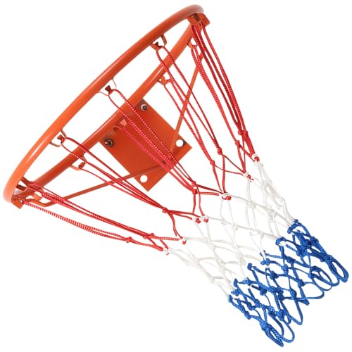 Basketball Net for Indoor and Outdoor Use - Nylon Replacement Basketball Hoop Net for Standard Rims - color: Multicolor