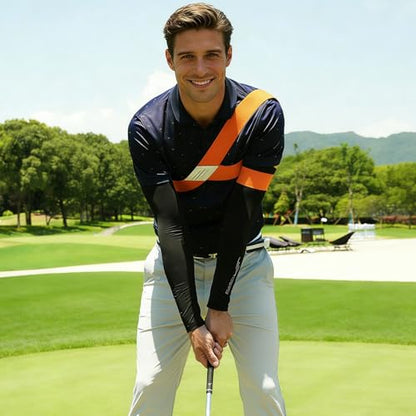 Golf Grip Trainer | Golf Swing Training Aid for Golf Wrist Practice, Slider Golf for Beginners Golfs Sports to Improve Swing Stability, Golf Swing Correcting Arm Accessories