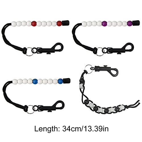 Golf Stroke Counter Golf Counter Beads Golf Counter Score Accessory Golf Bead Counter Suitable for Golf Golfers Outdoor golf shot counter beads bracelet golf score counter golf bead counter for