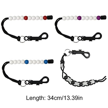 Golf Stroke Counter Golf Counter Beads Golf Counter Score Accessory Golf Bead Counter Suitable for Golf Golfers Outdoor golf shot counter beads bracelet golf score counter golf bead counter for