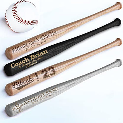Personalized Mini Bat 18″, Custom Mini Baseball Bat, Personalized Coach Gift, Team Gift, Tee Ball, Baseball Team Coach Gift, Little League Gift, Softball Team Coach Gift