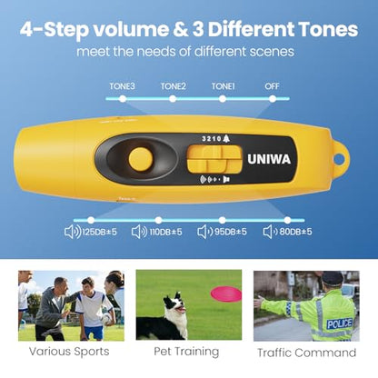 Electronic Whistle with USB Charging, 3 Tone & 3 High Volume Hand Emergency Whistle for Referee Coaches Teacher, Outdoor Sport Game Camping Safety Electric Whistle with Lanyard - color: yellow