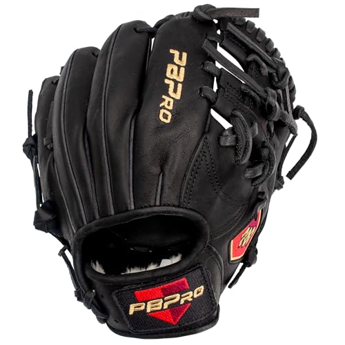 PBPRO Ron Washington 9.5” Infield Baseball Training Glove – I Web Infield Trainer for Baseball