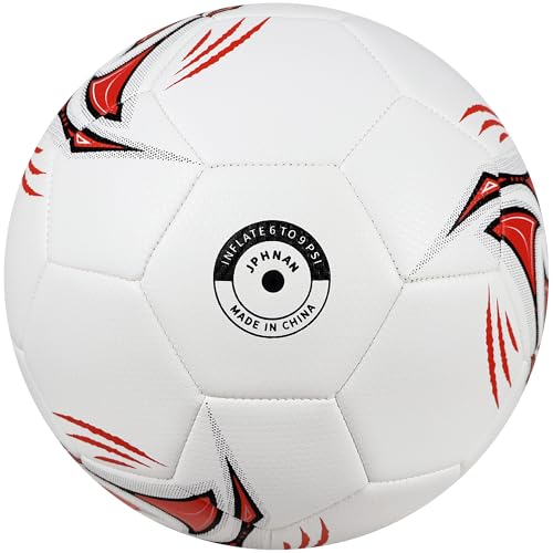Low Bounce Futsal Ball Size 4 - Indoor Futsal Soccer Balls with Durable TPU Cover for Training & Match Play | Reinforced Stitching Design for Youth and Adults