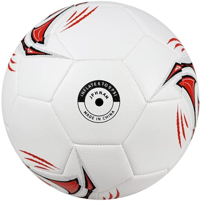 Low Bounce Futsal Ball Size 4 - Indoor Futsal Soccer Balls with Durable TPU Cover for Training & Match Play | Reinforced Stitching Design for Youth and Adults
