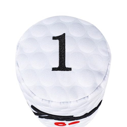 Funny Golf Head Covers - Barrel Style Driver Headcover, Fairway Wood 3 Wood and Hybrid, Putter Covers for Blade and Mallet with 3D Raised Embroidery - Unique Golf Gift & Accessories - size: DRIVER