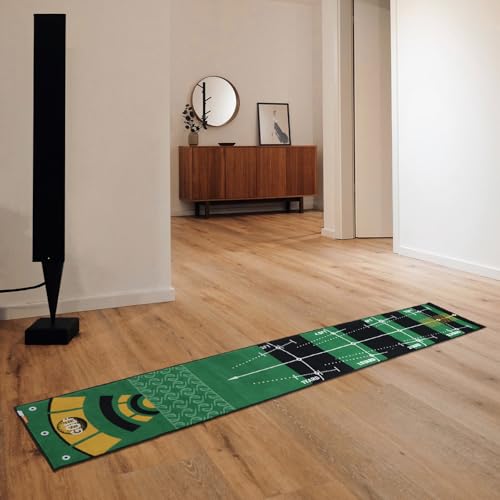 VALICLUD Golf Putting Mat Indoor Practice Blanket with Artificial Turf Surface, Putter Training Tool for Office and Home Use, Non-Slip Green Carpet for Golfers and Beginners