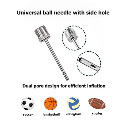 30+2 PCS Ball Pump Inflation Needle，Air Inflate Pump Needles for Basketball, Soccer Ball, Volleyball, Football, and All Other Sports Balls