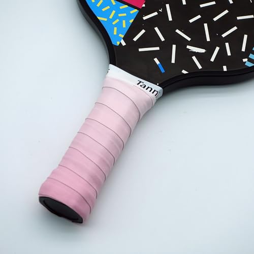 Pickleball Paddle Grip Tape, 6 Pack Pre-Cut Pickleball Grips, Absorbent and Enhanced Pickleball Paddle Overgrip Tape(Gradient Color) (Pink) - color: Pink