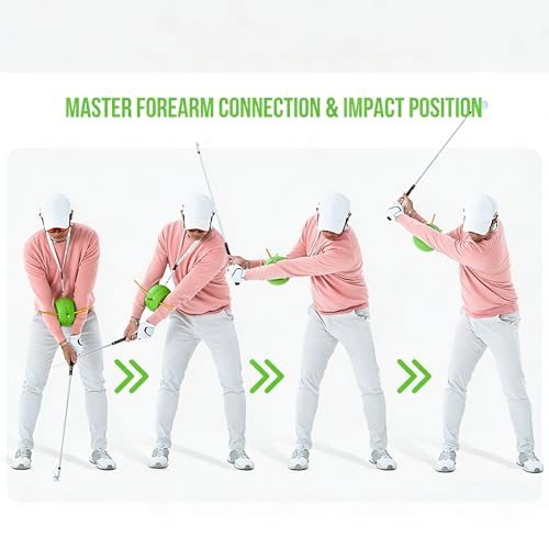 The Connector Golf Training Aid, Upgraded Golf Swing Trainer Ball for Posture Correction Practice, Portable Golf Training Aid Golf Swing Aid Golf Training Aids Tool for Golfers and Beginners