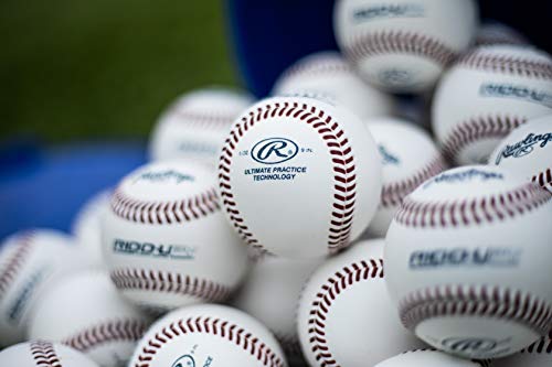 Rawlings | Ultimate Practice Baseballs | Youth/High School/College | Added Lifespan + Weather Resistant | Dozen & Bucket Options - color: White - Youth/Bucket of 30, size: Bucket of 30
