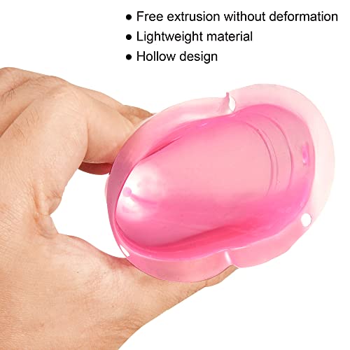 PATIKIL Agility Cones, 20 Pack Sports Cones Training Marker Round Head for Football Roller Skating Outdoor Activity, Pink