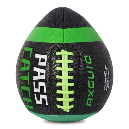 PassCatch Training Football, Composite Fatherless Bounce Back Youth Football, Training Improving Enhance Solo Passing Catching Skills (Deflated)