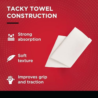 Gamma Tacky Towel for Tennis, Pickleball, Padel, Golf, Baseball, Non-Toxic Grip Enhancer, Improves Control, Long-Lasting Anti-Slip Formula, USTA Approved, 8"x5" - style: New Tacky Towel