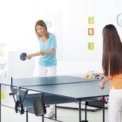 Table Tennis Racket Case - Waterproof Hard Case, Portable Paddle Storage Bag for 2 Rackets and 3 Balls