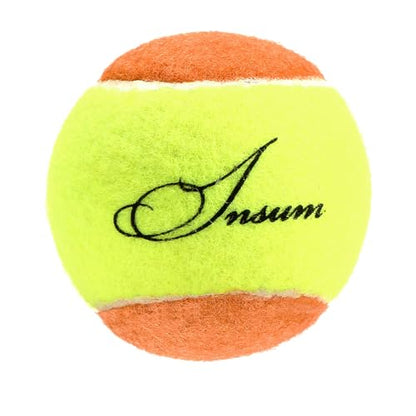 INSUM Tennis Balls, Low Pressureless Tennis Balls for Beginners, Made of Premium Durable Felt, Idea for Little Beginner Practice - color: 60Ft (50% Slower Speeds)