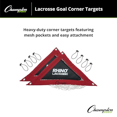 Champion Sports Lacrosse Goal Target - Available in Multiple Designs - style: Corner Goal Targets