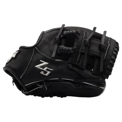 SSK Z5 Training Gear Quick Hands Infield Baseball Training Gloves 8.5” – 9” – 9.5” – 10” – 10.5” Right & Left Hand Throw - color: Black-1050 I Web, size: 10.5" - Right Hand Throw