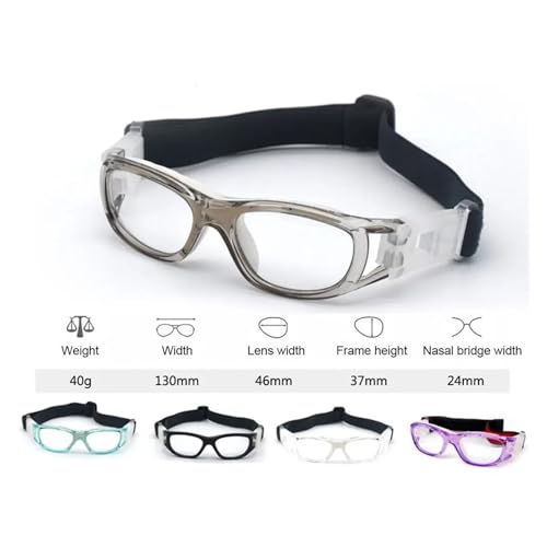 Dribbling Goggles Basketball 3PCS Impact Resistance Outdoor Sports Glasses - Eye Protect Explosion-proof Eyewear - color: Gray
