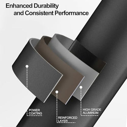Modular Baseball Bat with Adjustable Length – Interchangeable parts for Customizable Fit – Converts from 28 Inch Bat to 17 Inch Short Bat – Versatile Design Aluminum Traning Bats (Matte Black)