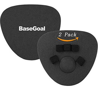 BaseGoal Softhands Foam Fielding Trainer Quik Hands Batting Baseball Infield Practice Two-Hands - color: Black - 2 Packs