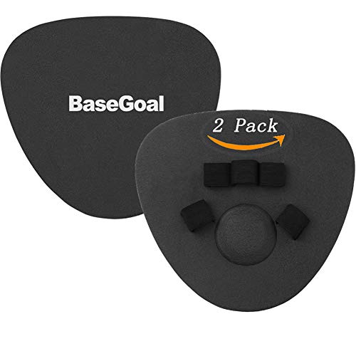 BaseGoal Softhands Foam Fielding Trainer Quik Hands Batting Baseball Infield Practice Two-Hands - color: Black - 2 Packs