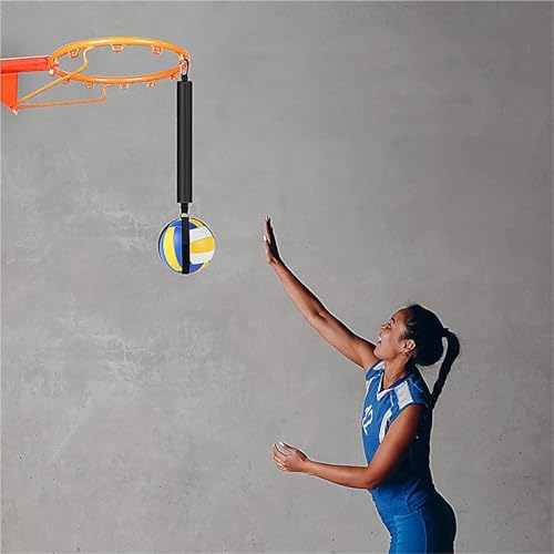 2set Volleyball Spike Trainer Solo Serve with Adjustable Belt Wear Resistant for Beginners - color: Color2