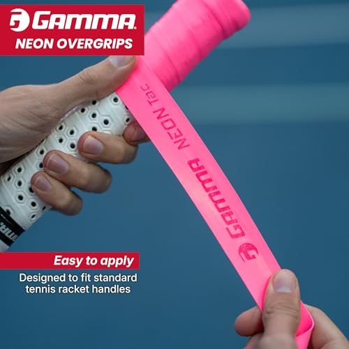 GAMMA Sports Neon Tennis Overgrips - High Performance and Moisture Wicking, Also for Pickleball, Padel, Racquet Sports OG – Dri, Safari, or Tac - style: Neon Tac OG