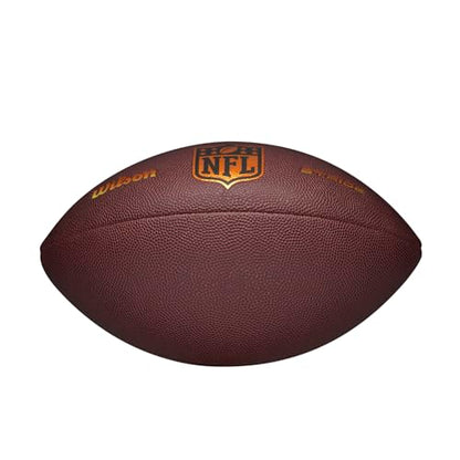 WILSON NFL Stride Footballs - color: Brown, size: Official - Ages 14+, style: Stride