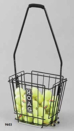 BuyBocceBalls Listing for Har-Tru - Tennis Ball Baskets - The Hoag Professional Line - 85 Ball Basket, Coach, 8lbs, Black